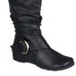 Journee Collection Women's Paris Boot Black Size 7.5M