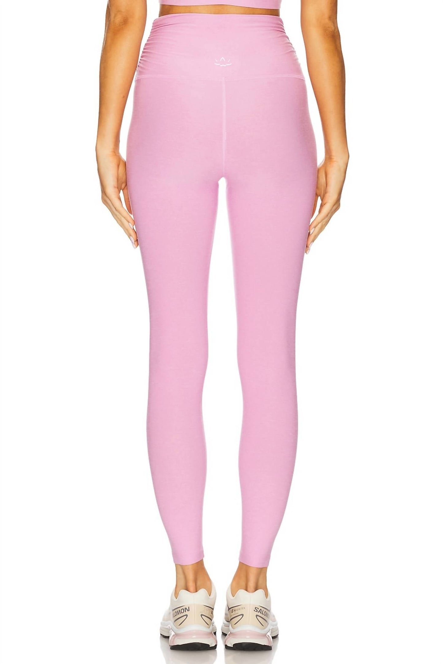 Beyond Yoga - Caught Spacedye Raise The Barre Shirred Leggings