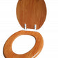 J&V Textiles Round Toilet Seat With Easy Clean & Change Hinge