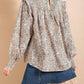 Kori - Ruffle Sleeve Smock Blouse
