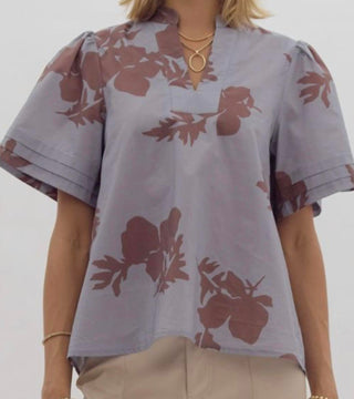 Entro - Flutter Sleeve Top