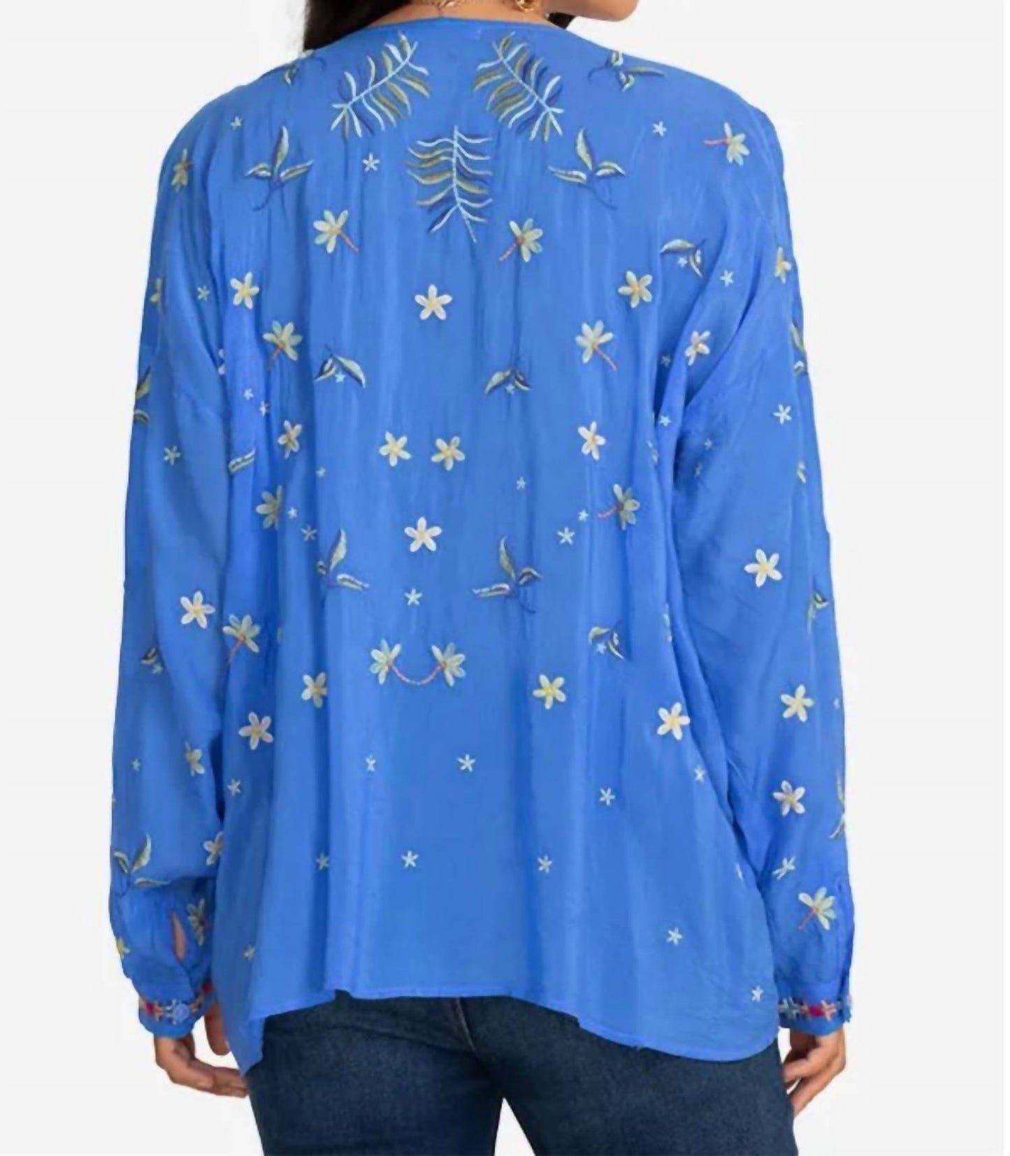 Johnny Was - Stripe Garden Blouse