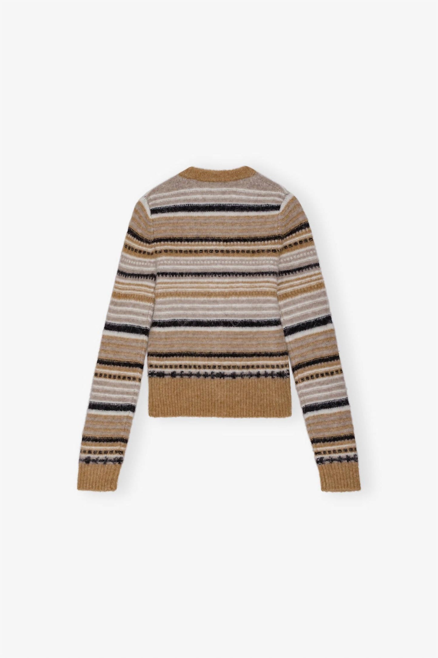 Ganni - Soft Wool Stripe Cardigan
