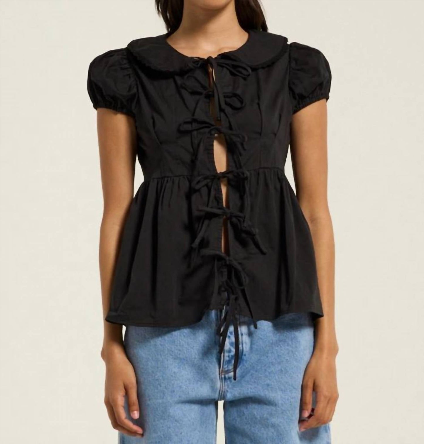 Allina Liu - Winona Tie Blouse