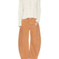 Free People - Washed Cable V-Neck Sweater