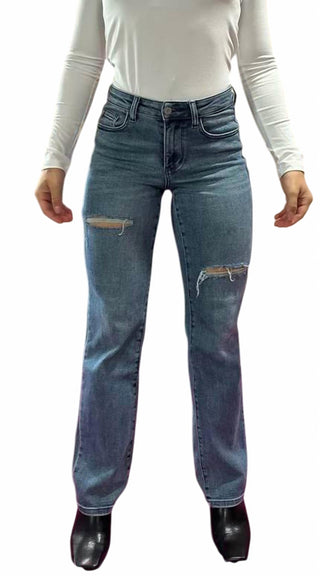 Judy Blue - Spencer Distressed Dad Jeans