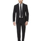 OppoSuits Black Knight Trim Fit Suit with Tie - Size 42