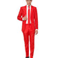 Suitmeister Men's Solid Suit Red Size XL