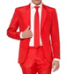 Suitmeister Men's Solid Suit Red Size XL