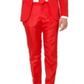 Suitmeister Men's Solid Suit Red Size XL