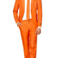 Suitmeister Men's Solid Suit Orange Size Medium