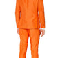 Suitmeister Men's Solid Suit Orange Size Medium