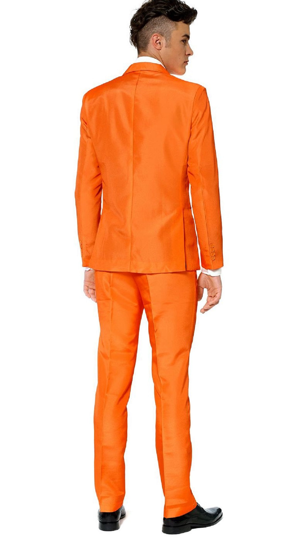 Suitmeister Men's Solid Suit Orange Size Medium