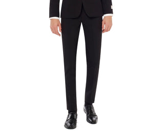 OppoSuits Big Boy's Knight Slim Fit Solid Suit Black Size 16