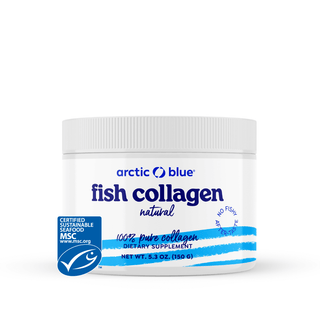 Arctic Blue MSC Fish 100% Collagen Powder Natural No Flavor Easy to Dissolve 150 gr.