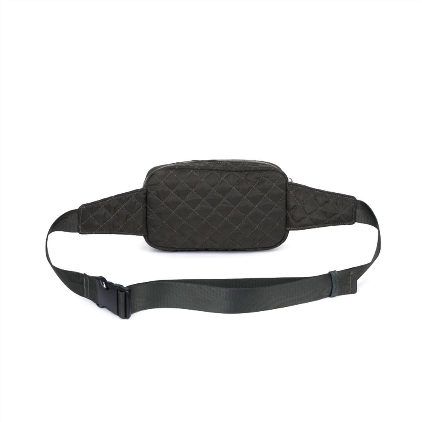Urban Expressions - Teo Quilted Nylon Fanny Pack Belt Bag Sling Bag