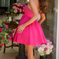 Ava Presley - Strapless Mini Pockets Dress