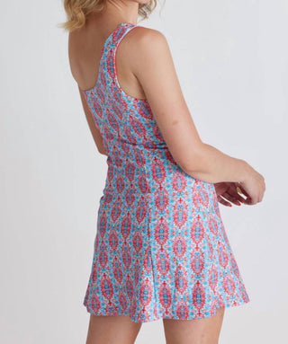 Wolven - Amalfi One Shoulder Mini Dress