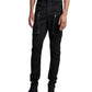G-Star Raw Men's Skinny Fit Zip Pockets 3D Cargo Pants Black Size 30X30
