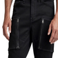 G-Star Raw Men's Skinny Fit Zip Pockets 3D Cargo Pants Black Size 30X30