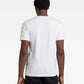 G-Star Raw Men's Slim Fit Organic Cotton Logo Graphic Tee White Size Medium