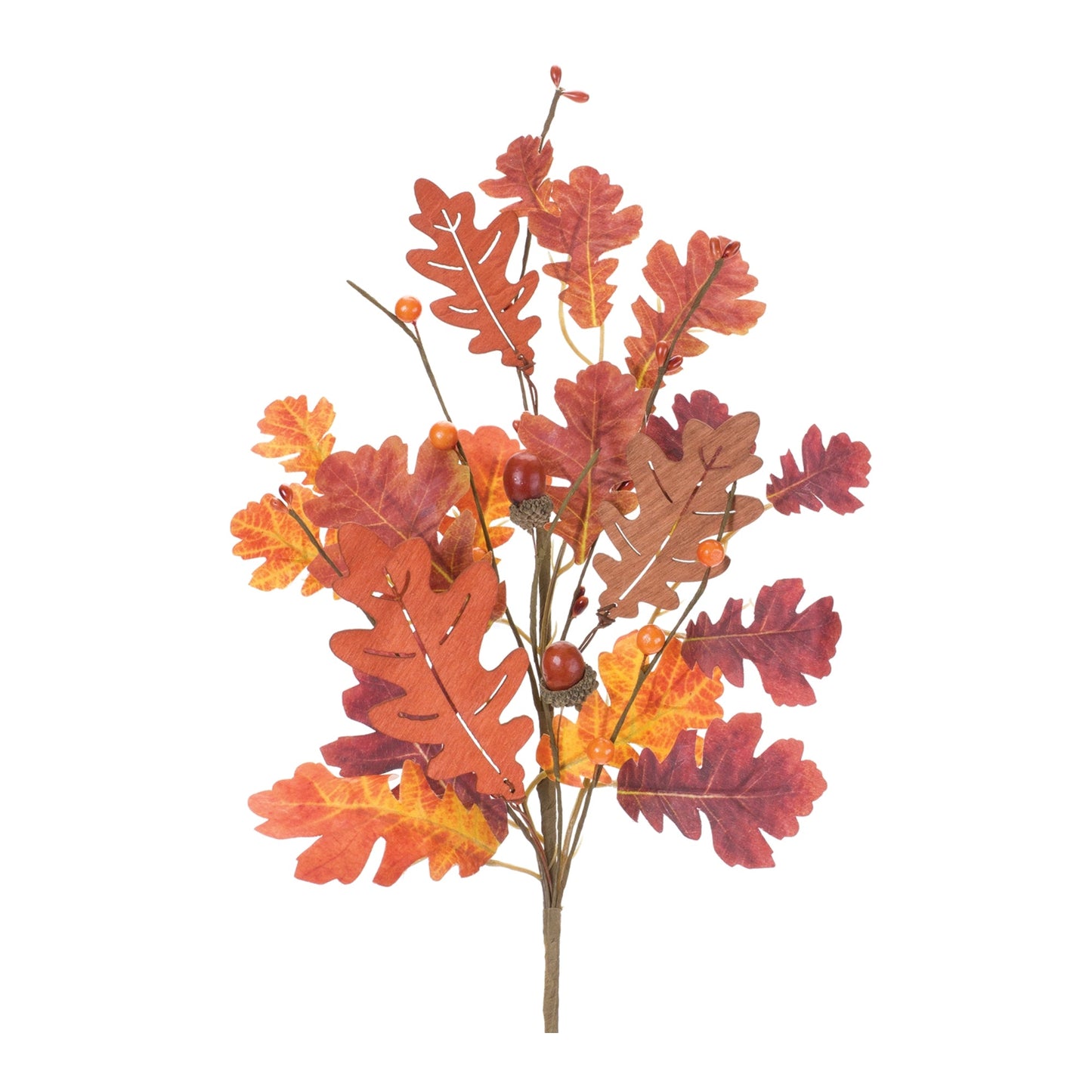 Fall oak leaf spray (set of 6)