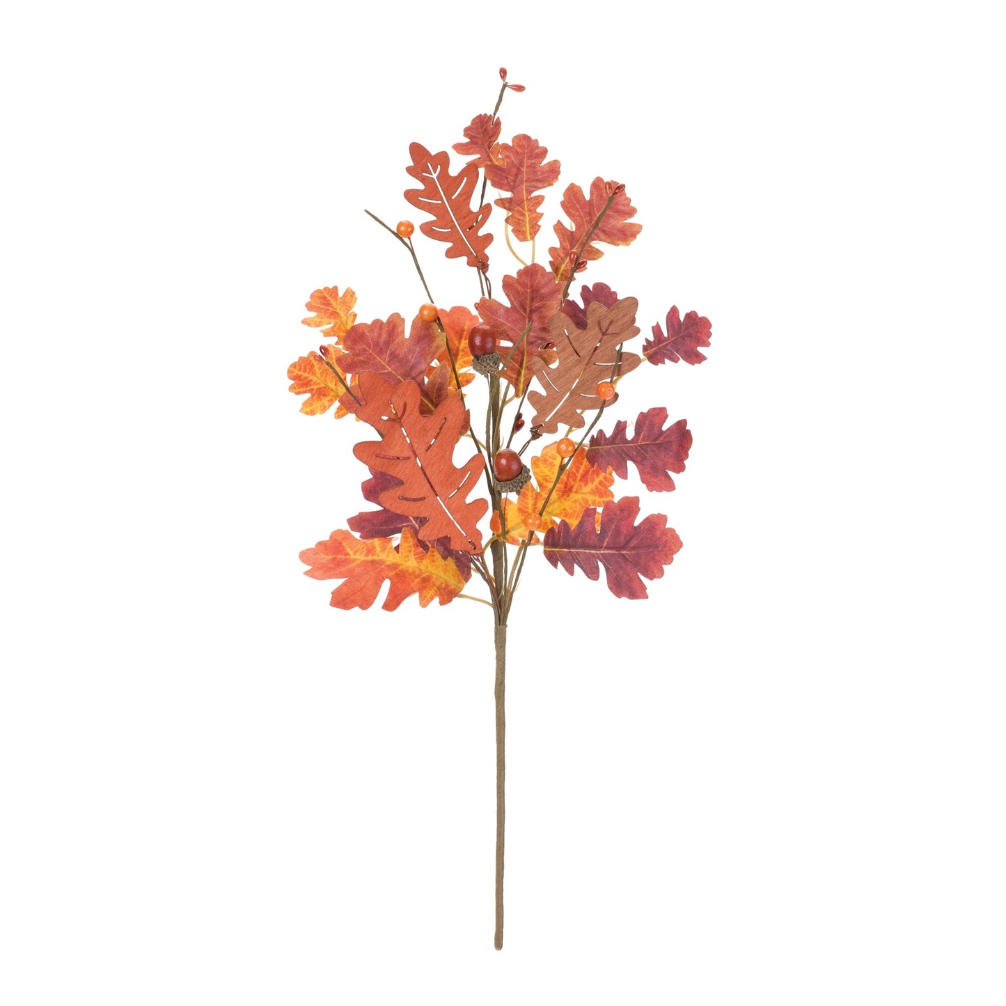 Fall oak leaf spray (set of 6)