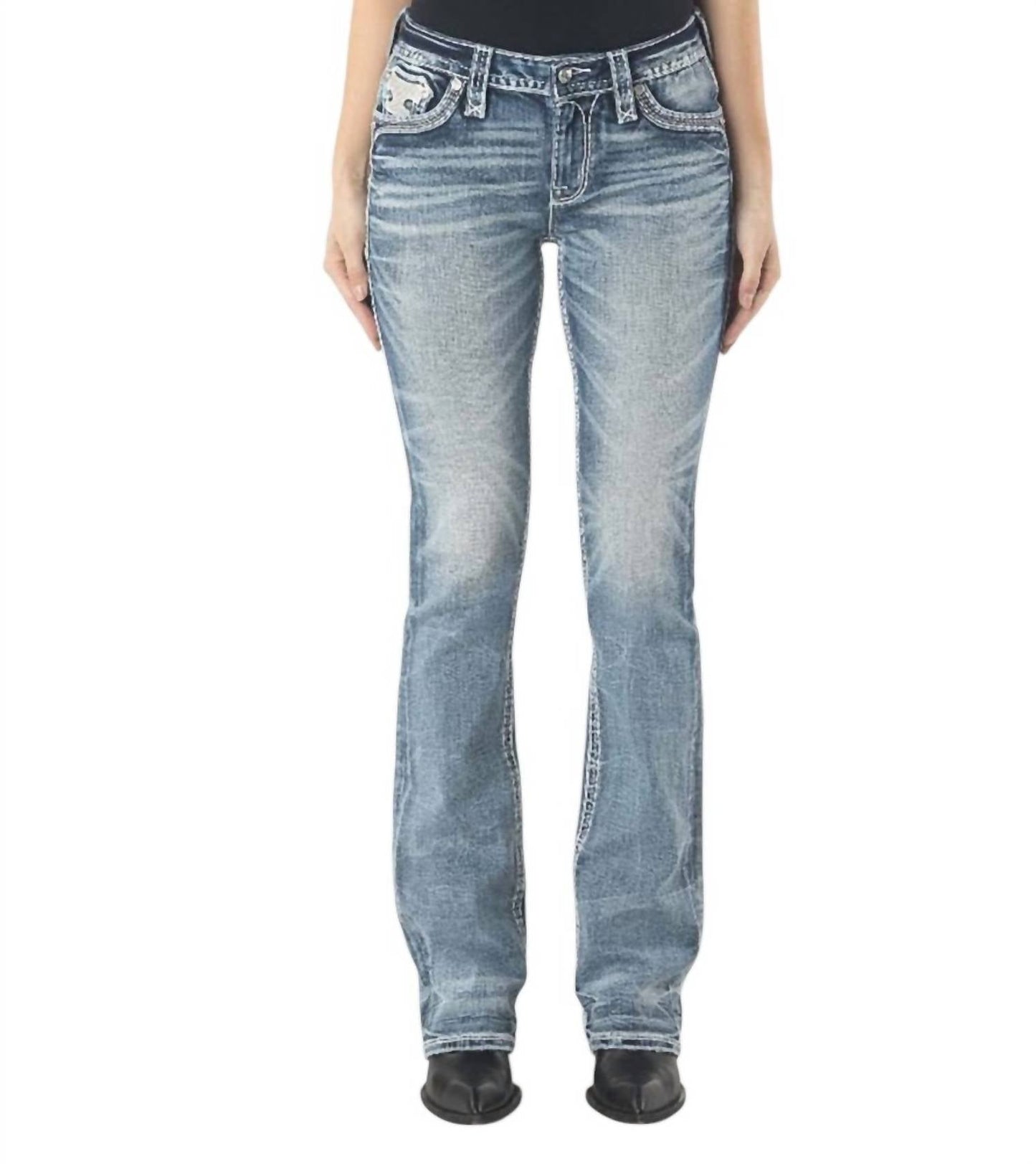 Rock Revival - Kaia Boot Cut Fashion Jeans - "32 Inseam
