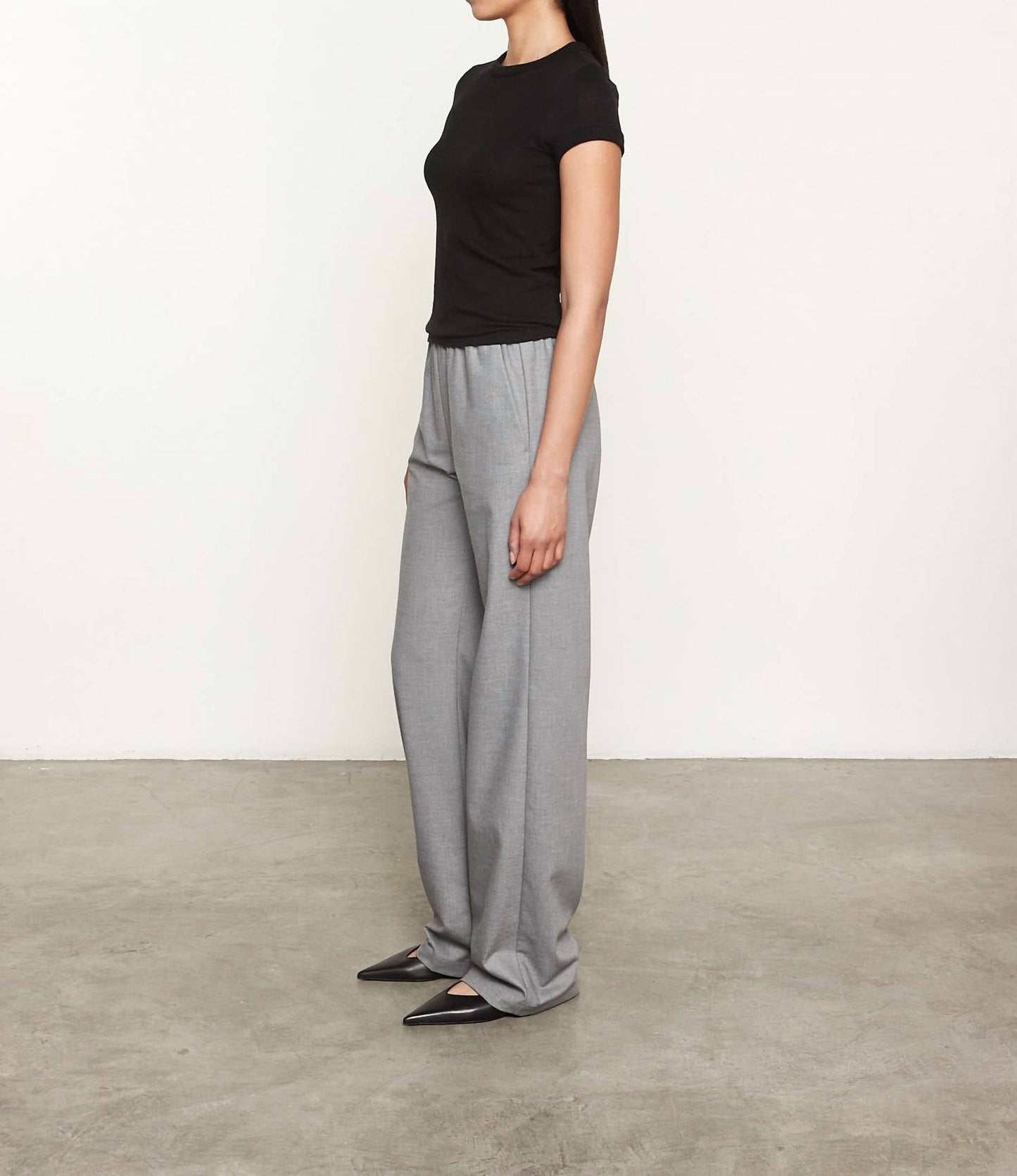 Enza Costa - CASHMERE CAP SLEEVE CREWNECK TOP