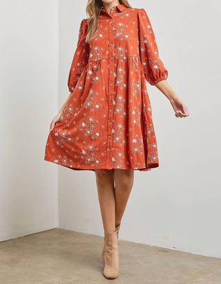 Baevely By Wellmade - Sienna Floral Design Tiered Midi Dress