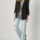 Charlie Paige - Ruched Sleeve Lightweight Jacket