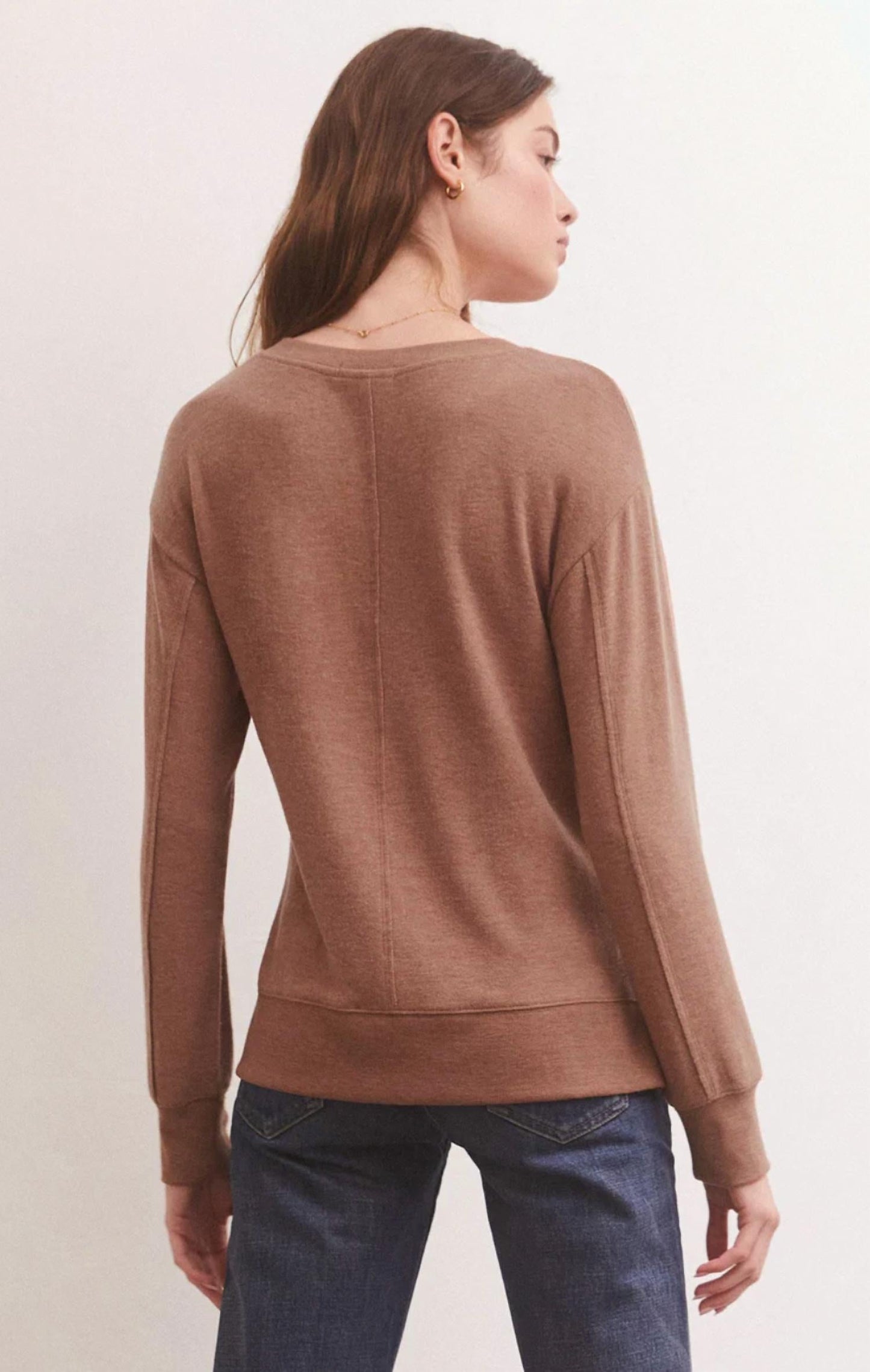 Z Supply - Wilder Cloud V Neck Long Sleeve Top