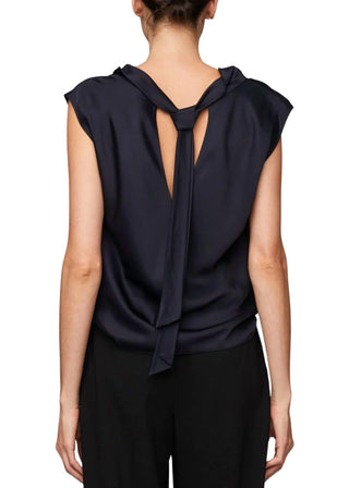 A.L.C. - Micah Satin Cowl Neck Top