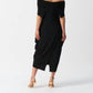 Joseph Ribkoff - Off-shoulder Silky Knit Midi Dress