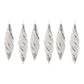 Beaded Glass Swirl Ornament (Set of 6)