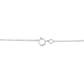 .925 Sterling Silver Pave-Set Diamond Accent Angel Wing 18" Double Heart Pendant Necklace (I-J Color, I1-I2 Clarity)