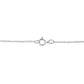 .925 Sterling Silver Pave-Set Diamond Accent Fairy Wing 18" Heart Pendant Necklace (I-J Color, I1-I2 Clarity)