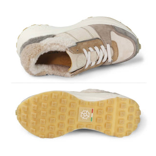 Bussola - Women's Brande Furry Laceup Sneakers