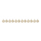 Ribbed Glitter Glass Ball Ornament (Set of 12)