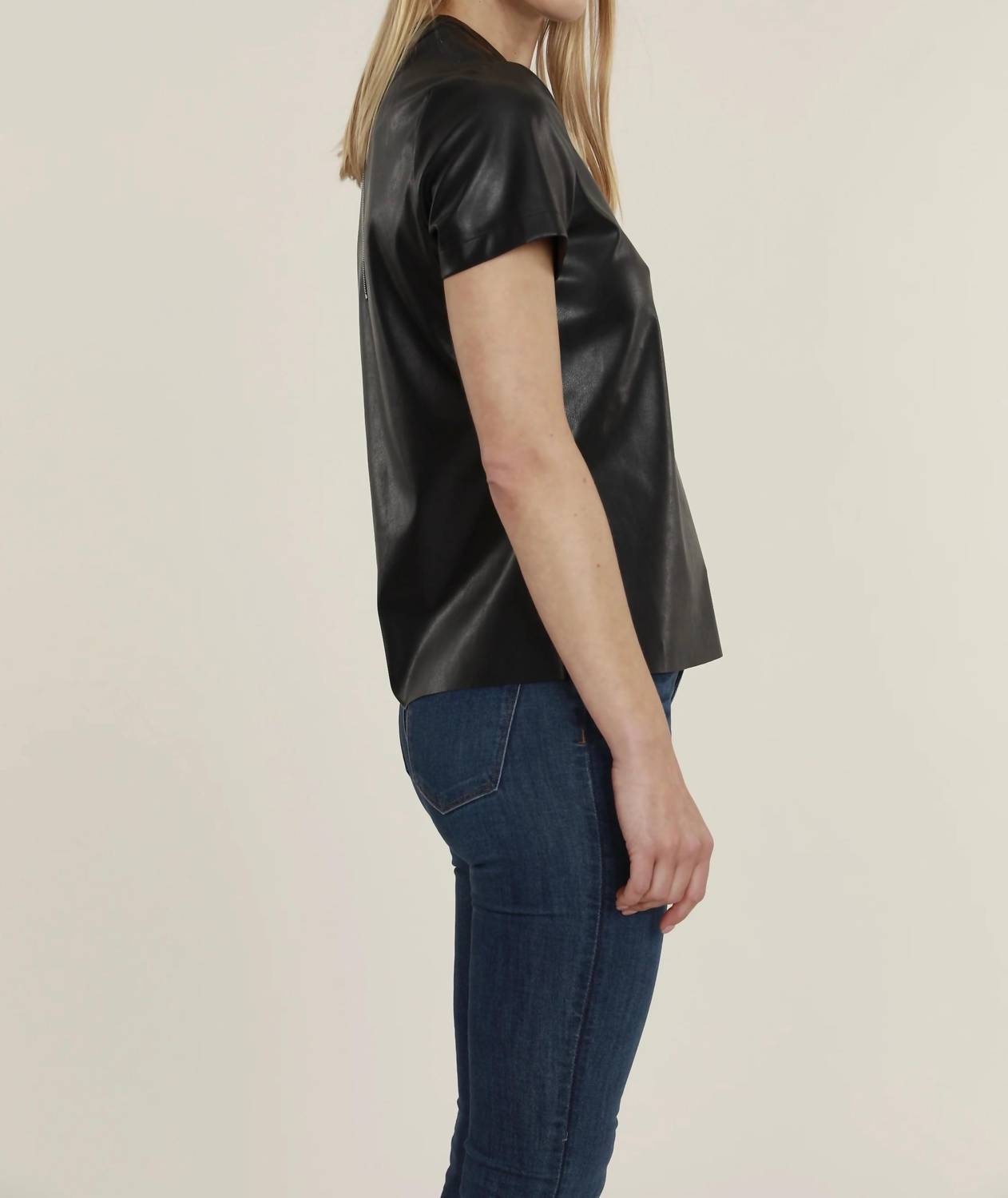 Dolce Cabo - Faux Leather Shirt