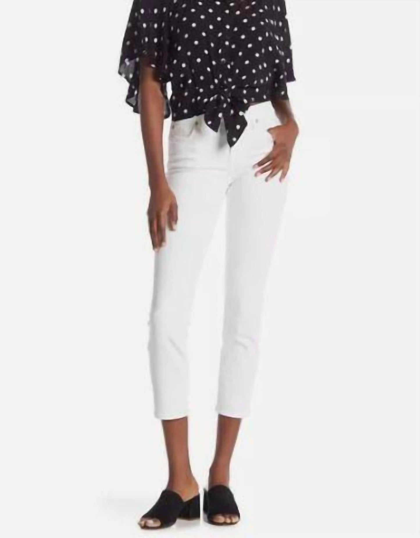 7 For All Mankind - Kimmie High-Waist Crop Skinny Jeans