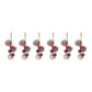 Bell and Pine Cone Drop Ornament (Set of 6)