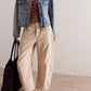 Free People - Good Luck Mid-rise Cord Barrel Jean