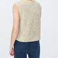 American Vintage - East Sleeveless Round Neck Buttoned Cardigan