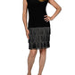 Frank Lyman - Beaded Fringe Knit Dress