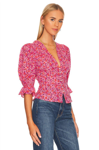 Free People - I Found You Printed Top