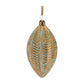 Distressed Ribbed Glass Ornament (Set of 12)