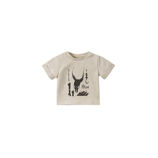 Omamimini - Baby Boxy Yee Haw print t-shirt