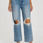 Pistola - Cassie Super High Rise Straight Crop Jeans