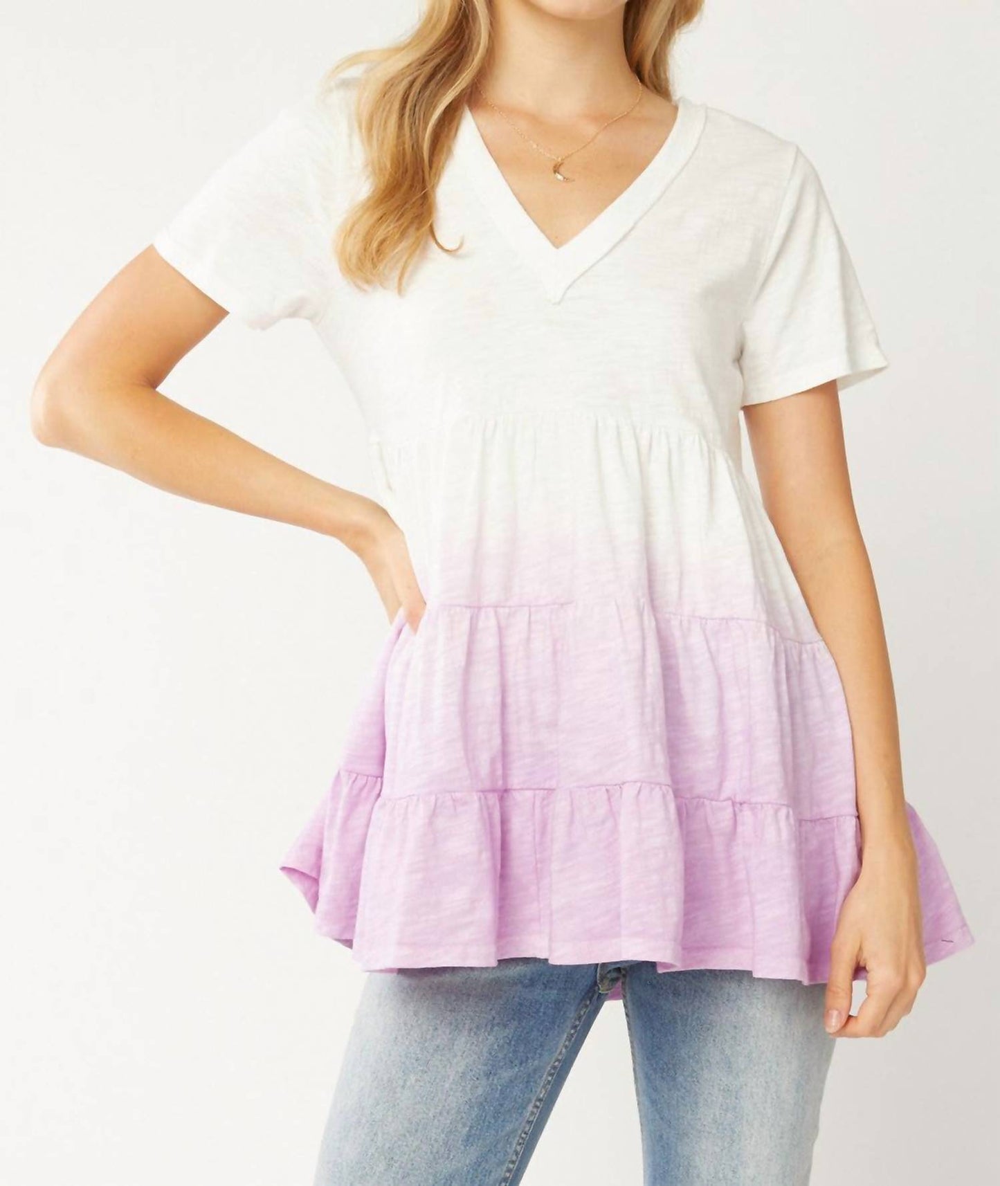 Entro - Ombre Tiered Top